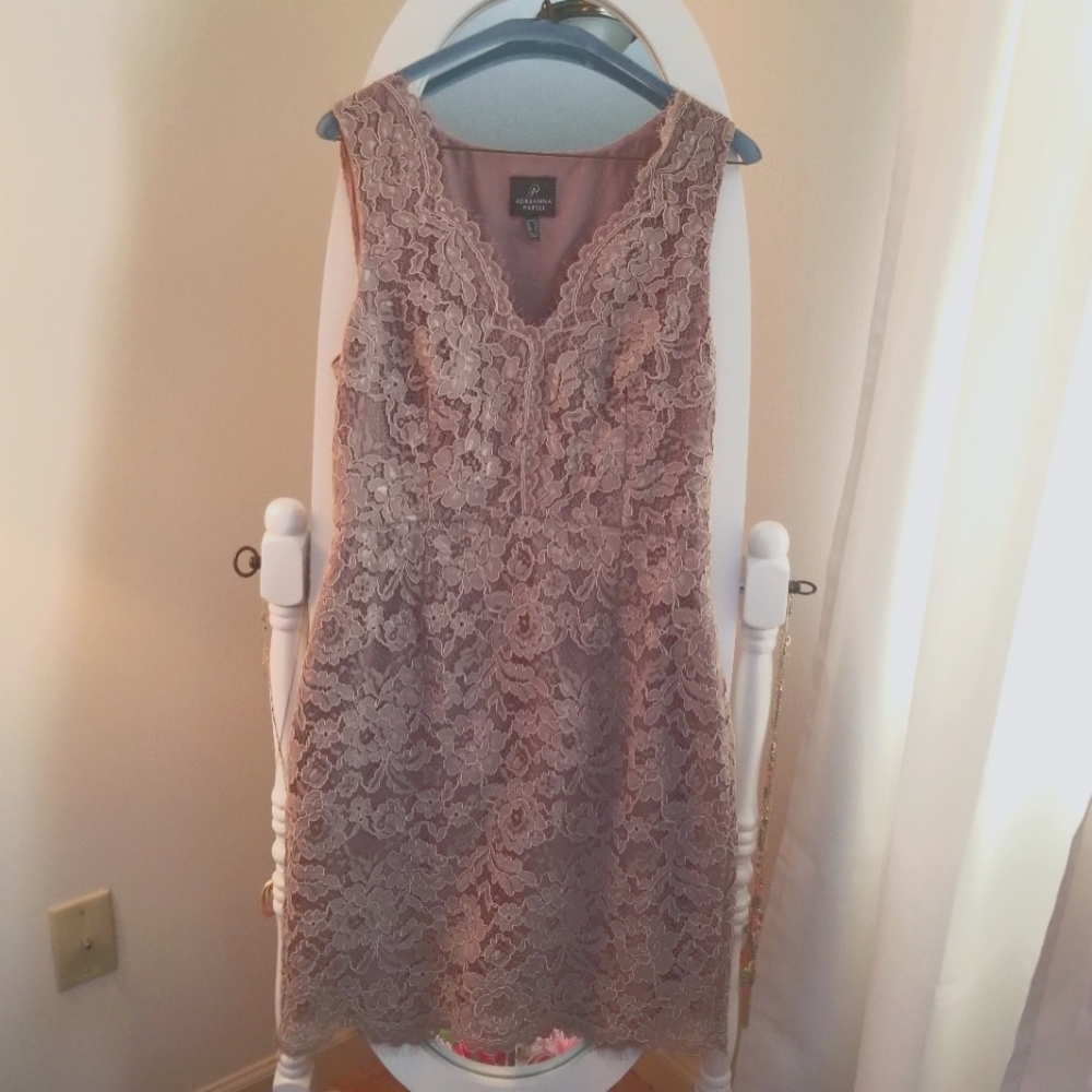 Arianna Papell Lace Dress